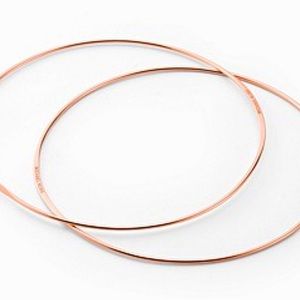 Michael Kors Hoops in Rose Gold